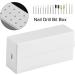 Nail Drill Bit Box 30 Holes Dustproof Drill Bit Case Holes Nail Art Drill Grinding Head Bit Display Storage Box Rack Manicure Tool Suitable for Professional Use or Home Use - Buy Online on SooperMarket.com