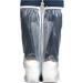 Waterproof Non-Slip Boot Cover | Foldable Portable PVC Overshoes for Men & Women | Ideal for Cycling, Camping, Fishing | Clear, Large Size - Buy Online on SooperMarket.com