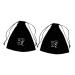 Baluue 2pcs Velvet Bag Hair Dryer Bag Hair Curler Travel Bag Hair Dryer Travel Pouch Hair Tools Travel Bag Travel Makeup Bag Travel Bag for Blow Dryer and Hair Tools Blow Dryer Bag 30.00X26.00X0.50CM Black