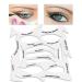 Quick Make-Up Stencils,eyeliner, eyebrows, eye shadow. A makeup tool with a variety of shapes.