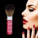 1PC Retractable Powder Brush Travel Nail Dust Brush Portable Face Blush Brush with Cover Red - Buy Online on SooperMarket.com