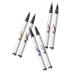 Angoily 6pcs Eyeliner Pen White Liquid Eyeliner Ultra-fine Felt-tip Eyeliner Template Miss Abs Very Fine