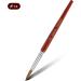 Aokitec #12 Oval Crimped Sable Acrylic Nail Brush - Wood Nail Art Tool for Acrylic Application - Buy Online on SooperMarket.com