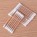 Toruiwa Double-Ended Cotton Swabs - Wooden Sticks for Makeup Removal Ear Cleaning & Wound Care - 100 Pieces - 8.5 x 2 x 7 cm - International Shipping Available - Buy Online on SooperMarket.com