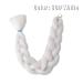 6 Packs Eunice Jumbo Braiding Hair Extensions - Colorful Synthetic Kanekalon for Crochet Box Braids - 165g/pcs 104cm (White) - International Shipping Available - Buy Online on SooperMarket.com