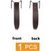 Prinfantasy Dark Brown Straight Ponytail Extension | 22 Inch Wrap-around Synthetic Hairpiece - Buy Online on SooperMarket.com