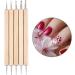PiniceCore 5pcs 2 Way Wooden Dotting Pen Set - Marbleizing & Nail Art Tools Kit for Perfect Designs | International Shipping Available - Buy Online on SooperMarket.com