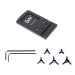 DPP Titanium Rear Sight Dovetail Mount/Adapter Compatible with Glock Vortex Venom & Viper,Burris Fastfire,Docter,Ade 7075T6 Aluminum Black Anodizing Finish