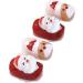 Brishow Christmas False Snow Press on Nails - Antler Short Red Fake Nails 24pcs - Buy Online on SooperMarket.com