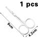 Bartscher Men's Nasal & Ear Hair Scissors - Rounded Tip Stainless Steel Grooming Tool - Buy Online on SooperMarket.com