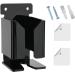 Predolo Wall Holder for Men's Electric Razors | Durable Acrylic Bathroom & Shower Hook | Sleek Black Design - Buy Online on SooperMarket.com