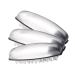 3 Pieces Stainless Steel Nail Brush Vibury Hand Wash Brushes Fingernail Brush for Cleaning Nails Mud Brush Eliminating Odor Handle