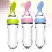 Milist Baby Food Feeder Set - Silicone Pacifier Feeder & Squeeze Spoon for Infants & Toddlers | 3-Piece Dietary Supplement Set - Buy Online on SooperMarket.com