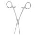 BELLIFFY Reptile Feeding Clip Reptile Tongs Feeding Snake Feeding Tongs Stainless Steel Silver