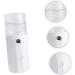 PLAFOPE 1pc Hydrating Instrument Cool Facial Mister Face Steamer Mini Mister Electric Mist Sprayer White Abs - Buy Online on SooperMarket.com