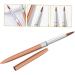 minkissy Metal Rod Nail Art Pen Nail Art Liner Manicure Liner Brush Striping Manicure Tools Liner Brush for Nails Gel Nail Art Drawing Pens Nail Art Pens Aluminum Modeling Line Pen 17.40X1.00X1.00CM As Shown - Buy Online on SooperMarket.com
