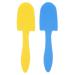 2-part tongue muscle trainer lateralization lifting portable children's or oral muscle training device made of plastic.With a two -part suit in different colors for everyone