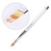 LWBTOSEE 2pc Nail Ombre Brush Set - Gradient Color Painting Pen for UV Gel Polish, Rhinestone Crystal & Acrylic Nail Art (Black & White) - Buy Online on SooperMarket.com