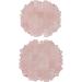 Jauarta 2 Pack Rose Quartz Eye Pads - Migraine Relief Reduces Puffiness & Wrinkles - Cooling Eye Covers for Soothing Relaxation - Buy Online on SooperMarket.com