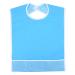 Adult Bib Waterproof Adult Elder Mealtime Bib Clothes Clothing Protector Dining Aid Ideal for Inconvenience People(Sky Blue)