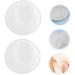 FRCOLOR 300 Pcs Reusable Cotton Rounds | Thick Overlock Face Pads & Nail Polish Remover | Eco-Friendly Non-Woven Travel Pads - Buy Online on SooperMarket.com