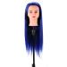 24-Inch Human Hair Training Head for Hairdressing - Realistic Cosmetic Doll Head (02#) - Perfect for Stylists & Students - Buy Online on SooperMarket.com