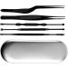 6pcs/set Stainless Steel LED Ear Wax Pickers - Black Earpick Wax Remover Curette Spoon Cleaner Tool - Buy Online on SooperMarket.com