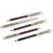 MUSISALY 2pcs Long Lasting Eyebrow Pencils Matte Eyeliner Pencil with Sharpener Eye Brow Pencils Kit Wooden - Buy Online on SooperMarket.com