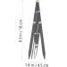 Mikinona Eyebrow Scale Mini Tools Makeup Tools Eyebrow Stencil Eyebrow Positioning Tool Balance Caliper Miss 1 count (Pack of 1) Black - Buy Online on SooperMarket.com