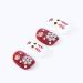 Brishow Christmas Snow Elk Press on False Nails - Red Short Square Fake Nails for Women & Girls (24pcs) - Buy Online on SooperMarket.com