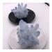 1pc Natural Blue Crystals Quartz Cluster Freeform Reiki Stones Room Home Office Aquarium Decoration Accessories Gemstone Home Collections (Size : 460-560g)