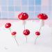 Didiseaon 30pcs Mini Foam Mushroom: Cupcake Toppers Food Picks Cute Tiny Mushrooms Dessert Decoration for Woodland Theme Birthday Party Garden Ornament Flower Pots Bonsai Micro Landscape - Buy Online on SooperMarket.com