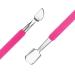 Andlane Cuticle Trimmer and Pusher - Professional Stainless Steel Nippers - Manicure/Pedicure Tool (Pink) - Buy Online on SooperMarket.com
