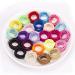 JOYOYO 240 Pcs Baby Hair Bands - 24 Colors Elastic Solid Color Girls Hair Bands - No Damage Rubber Bands for Thin Hair - Ponytail Decoration Fixer - Hair Accessories (Pack of 1) - Buy Online on SooperMarket.com