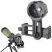 Spotting Scope Smartphone Camera Adapter Binocular Monocular Universal Cell PhoneAdapter Mount- Gosky Quick Alignment Version Digiscoping Mount - Capturing Beauty and Sharing it with Your Friends Spotting scope Binocular Monocular Phone Mount