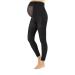 CALZITALY Maternity Footless Tights Black Pregnancy Leggings 100 DEN | MADE IN ITALY | S Black