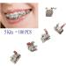 5 Kits (100 Pcs) Dental Orthodontic Metal Brackets Brace Mini Roth 022 Slot 3-4-5 Hooks - Buy Online on SooperMarket.com