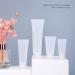 5Pcs 20ML Empty Cosmetic Tubes Portable Clear Refillable Bottles Travel Squeeze Lotion Containers with Flip Lid for Facial Cleanser Hand Cream - Buy Online on SooperMarket.com