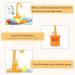 Yoruii Parrot Bath Tub with Faucet | Bird Shower Bath Feeder in Blue | Multifunctional Bird Supplies - Buy Online on SooperMarket.com