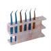 LIXIMMAZN 8 Holes Tweezers Holder  Acrylic Rack Storage Eyelash Extension Tools Durable Tweezer Display Stand Holder Eyelash Extension Supplies Acrylic Display Stand Salon (Marbled Pink)