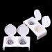 FOMIYES Double Cup Plastics Nail Art Cup Bowl Soaking Dish Dappen Dish with Lids for Mixing Acrylic Powder Liquid for Nail Art Manicures Tools - Buy Online on SooperMarket.com
