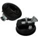 Boat Latches Flush Pull Slam Lock with Keyed Lock - Silver/Black (2pcs/4pcs) - Buy Online on SooperMarket.com