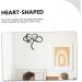 Cabilock 1pc Iron Pendant Plaque Heart Wall Decor Rustic Home Decor Room Loving Heart Shaped Pendant Black 40.00X33.00X0.20CM - Buy Online on SooperMarket.com