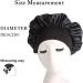 Nuoshen 2 Pack Silky Bonnets with Wide Elastic Band for Curly Hair Protection - Black (Pack of 1) - Buy Online on SooperMarket.com