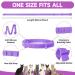 Woyamay Calming Collar for Cats Luminous Safety Glow Adjustable Calming Cat Collar for Anxiety Relief Natural Cat Calming Pheromone Collar with 60 Days for Kitten Medium Large Cats 2 Pack Purple Purple-2 Pack - Buy Online on SooperMarket.com
