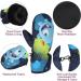 FAYHIJUN Waterproof Kids Mittens - Thermal Fleece Lined Winter Gloves for Age 4-6 Boys Girls - Navy Blue - Ideal for Skiing, Snowboarding, and Outdoor Activities - Buy Online on SooperMarket.com