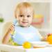 Vicloon Baby Fork and Spoon Set - 2 Pcs Infant Silicone Training Utensils for Baby Led Weaning - Self Feeding Learning Spoons - Blue - Buy Online on SooperMarket.com