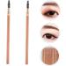 CANIGHT 2pcs Double Ended Eyebrow Pencil with Brush Women Brow Pencil Dark Brown Eyebrow Pencils Wood - Buy Online on SooperMarket.com