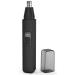 Smity Nose Hair Trimmer  Rechargeable Cordless Painless Ear Eyebrow Trimming Tool Dual Edge Blades Razor Easy Cleansing with LED Light for Man Woman Black
