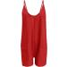 WILLBEST Women Dungarees Casual Loose Jumpsuit Long Sleeve Strap Oversized Bib Overalls Dressy Harem Wide Leg Long Pant Jumper 1753-oyvsw-3-red M - Buy Online on SooperMarket.com